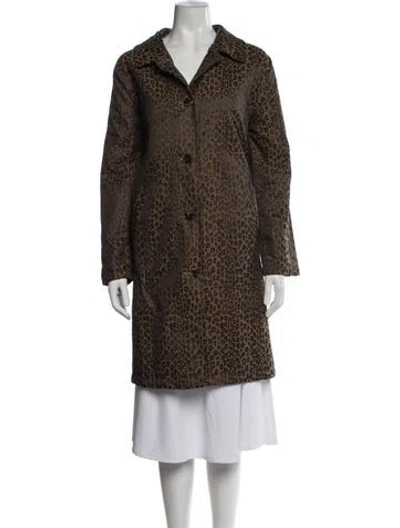 Pre-owned Fendi Vintage 1990's Coat In Brown