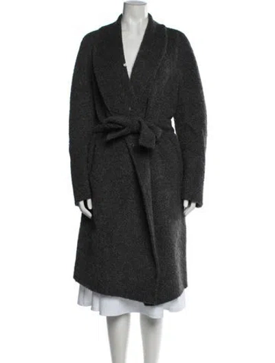 Pre-owned Fendi Vintage 1990's Coat In Grey