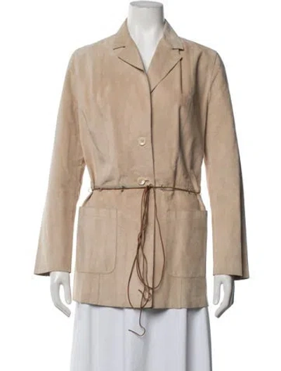 Pre-owned Fendi Vintage 1990's Coat In Neutrals