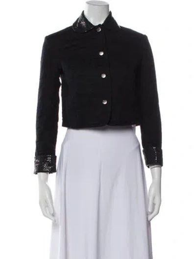 Pre-owned Fendi Vintage 1990's Denim Jacket In Black