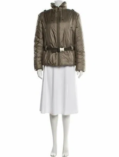Pre-owned Fendi Vintage 1990's Down Jacket In Gray