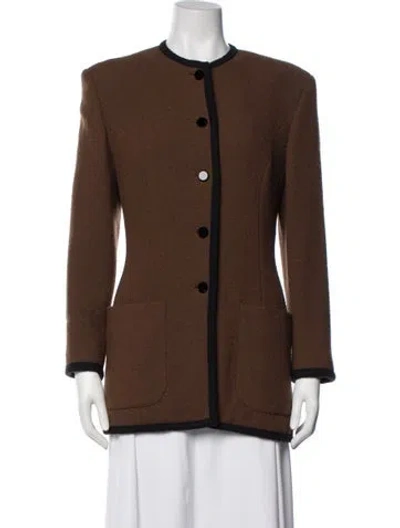 Pre-owned Fendi Vintage 1990's Jacket In Brown