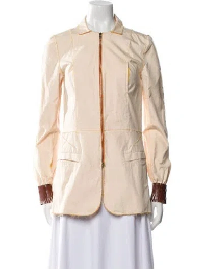 Pre-owned Fendi Vintage 1990's Jacket In Neutral
