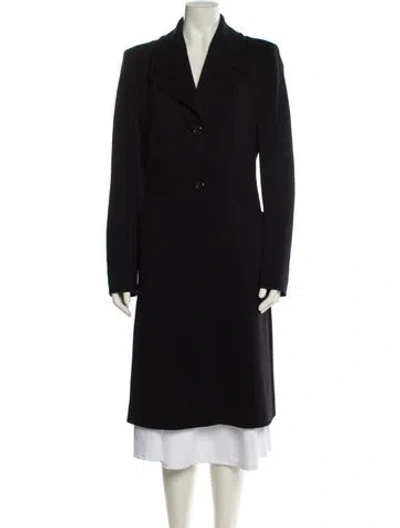 Pre-owned Fendi Vintage 1990's Peacoat In Black