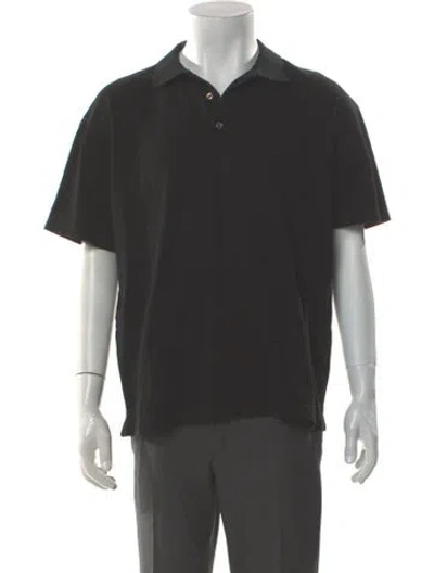 Pre-owned Fendi Vintage 1990's Polo Shirt In Black