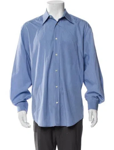 Pre-owned Fendi Vintage 1990's Shirt In Blue