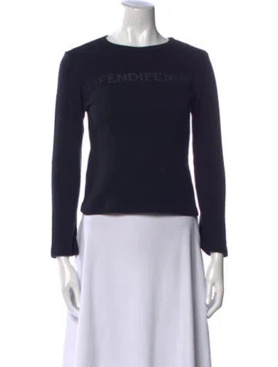 Pre-owned Fendi Vintage 1990's Sweater In Black