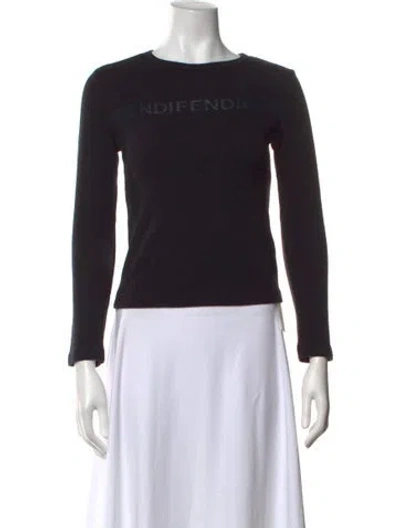 Pre-owned Fendi Vintage 1990's Sweater In Black