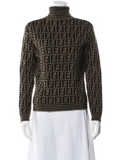 Pre-owned Fendi Vintage 1990's Sweater In Brown