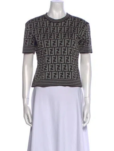 Pre-owned Fendi Vintage 1990's Sweater In Brown