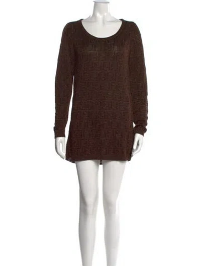 Pre-owned Fendi Vintage 1990's Sweater In Brown