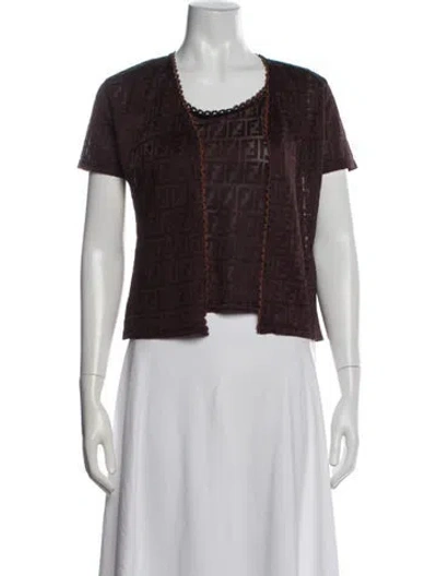Pre-owned Fendi Vintage 1990's Sweater In Brown