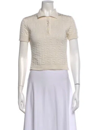 Pre-owned Fendi Vintage 1990's Sweater In Neutral