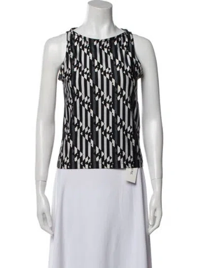 Pre-owned Fendi Vintage 1990's Top In Gray