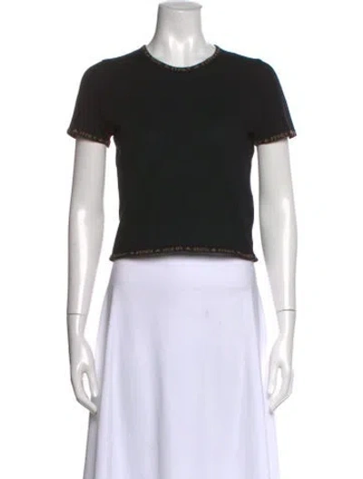Pre-owned Fendi Vintage 1990's T-shirt In Black