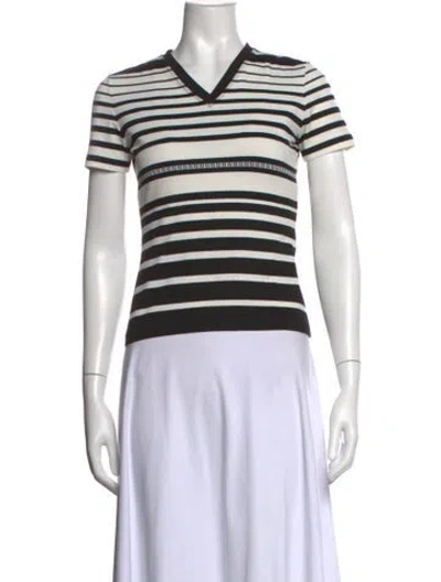 Pre-owned Fendi Vintage 1990's T-shirt In White