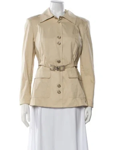 Pre-owned Fendi Vintage 1990's Utility Jacket In Neutral