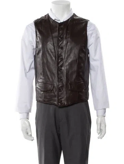 Pre-owned Fendi Vintage 1990's Vest In Brown