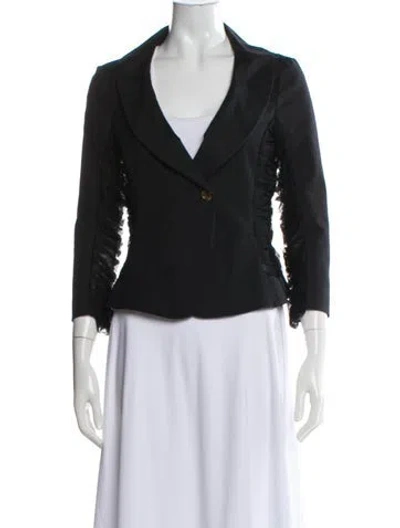 Pre-owned Fendi Vintage 2000's Blazer In Black