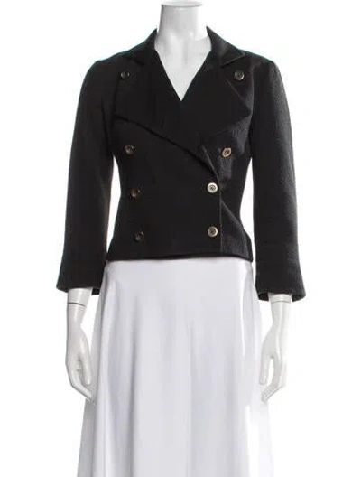 Pre-owned Fendi Vintage 2000's Blazer In Black