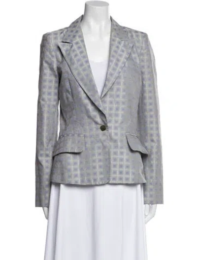 Pre-owned Fendi Vintage 2000's Blazer In Gray