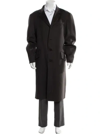 Pre-owned Fendi Vintage 2000's Coat In Brown