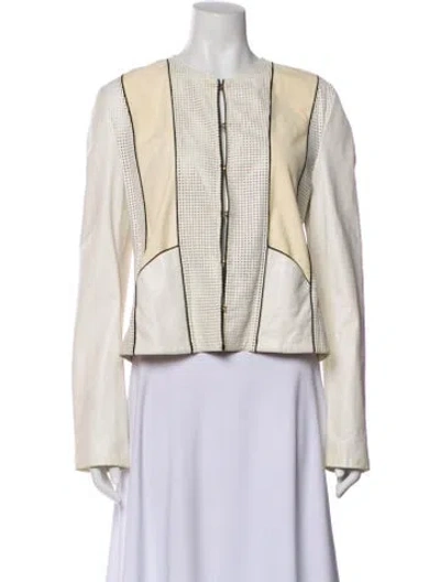 Pre-owned Fendi Vintage 2000's Jacket In Neutral