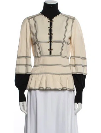 Pre-owned Fendi Vintage 2000's Sweater In Neutral