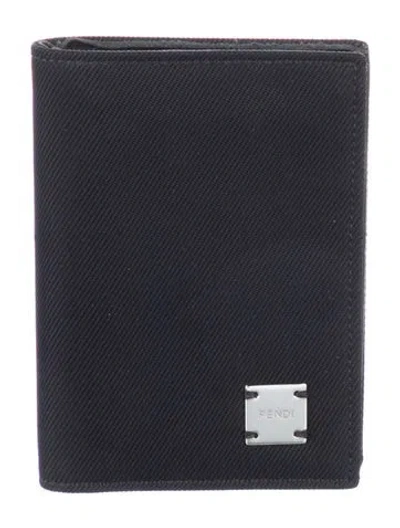 Pre-owned Fendi Vintage 2000 Wallet In Black