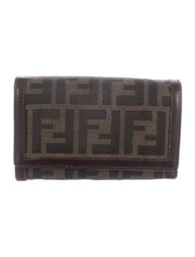 Pre-owned Fendi Vintage 2000 Wallet In Brown