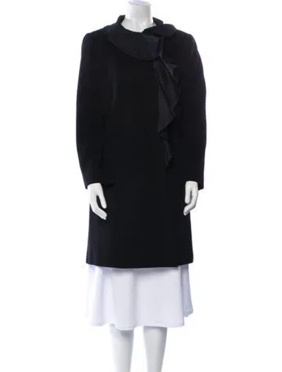 Pre-owned Fendi Vintage 2001 Coat In Black