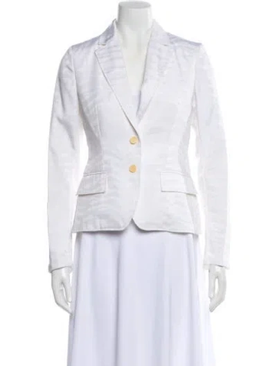 Pre-owned Fendi Vintage 2003 Blazer In White