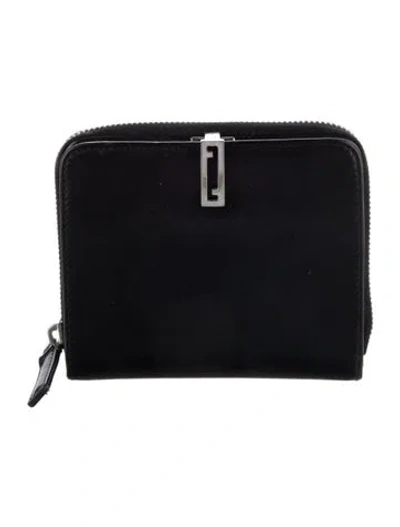 Pre-owned Fendi Vintage 2008 Continental Wallet In Black