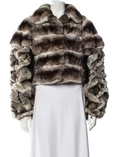 Pre-owned Fendi Vintage 2008 Fur Jacket In Multi