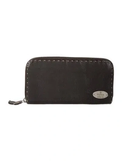 Pre-owned Fendi Vintage 2008 Wallet In Brown