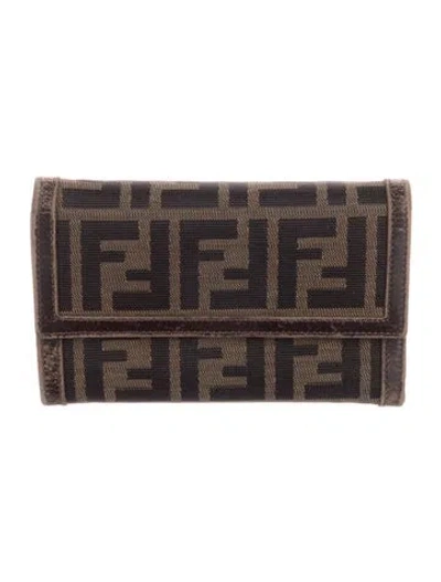 Pre-owned Fendi Vintage 2008 Wallet In Multi