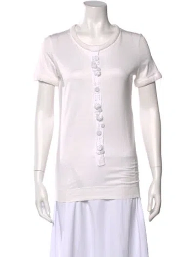 Pre-owned Fendi Vintage 2009 T-shirt In Neutral