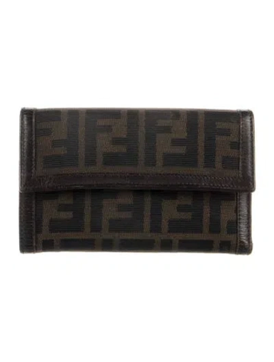 Pre-owned Fendi Vintage 2009 Wallet In Brown