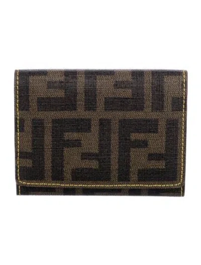 Pre-owned Fendi Vintage 2011 Wallet In Neutral