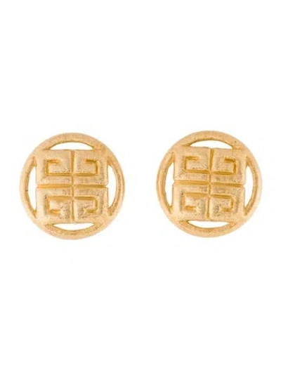 Pre-owned Fendi Vintage Clip-on Earrings In Multi