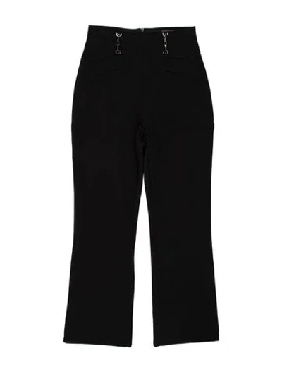 Pre-owned Fendi Vintage Flared Pants In Black