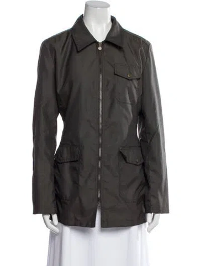 Pre-owned Fendi Vintage Jeans Utility Jacket In Gray