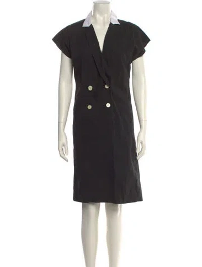 Pre-owned Fendi Vintage Knee-length Dress In Black