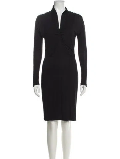 Pre-owned Fendi Vintage Knee-length Dress In Black