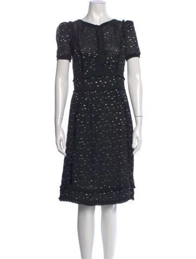 Pre-owned Fendi Vintage Knee-length Dress In Black
