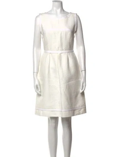 Pre-owned Fendi Vintage Knee-length Dress In Neutral