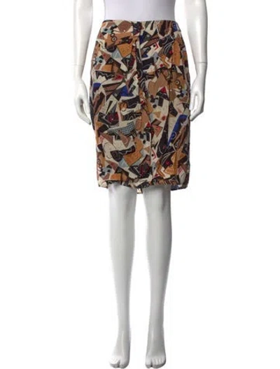 Pre-owned Fendi Vintage Knee-length Skirt In Black