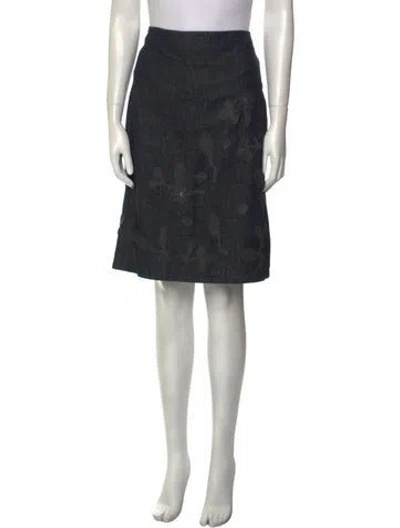 Pre-owned Fendi Vintage Knee-length Skirt In Black