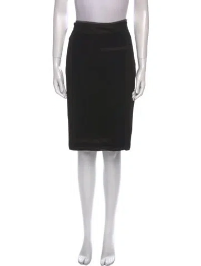 Pre-owned Fendi Vintage Knee-length Skirt In Black