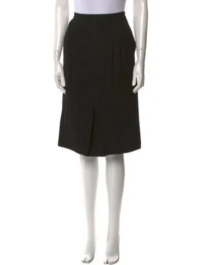 Pre-owned Fendi Vintage Knee-length Skirt In Black